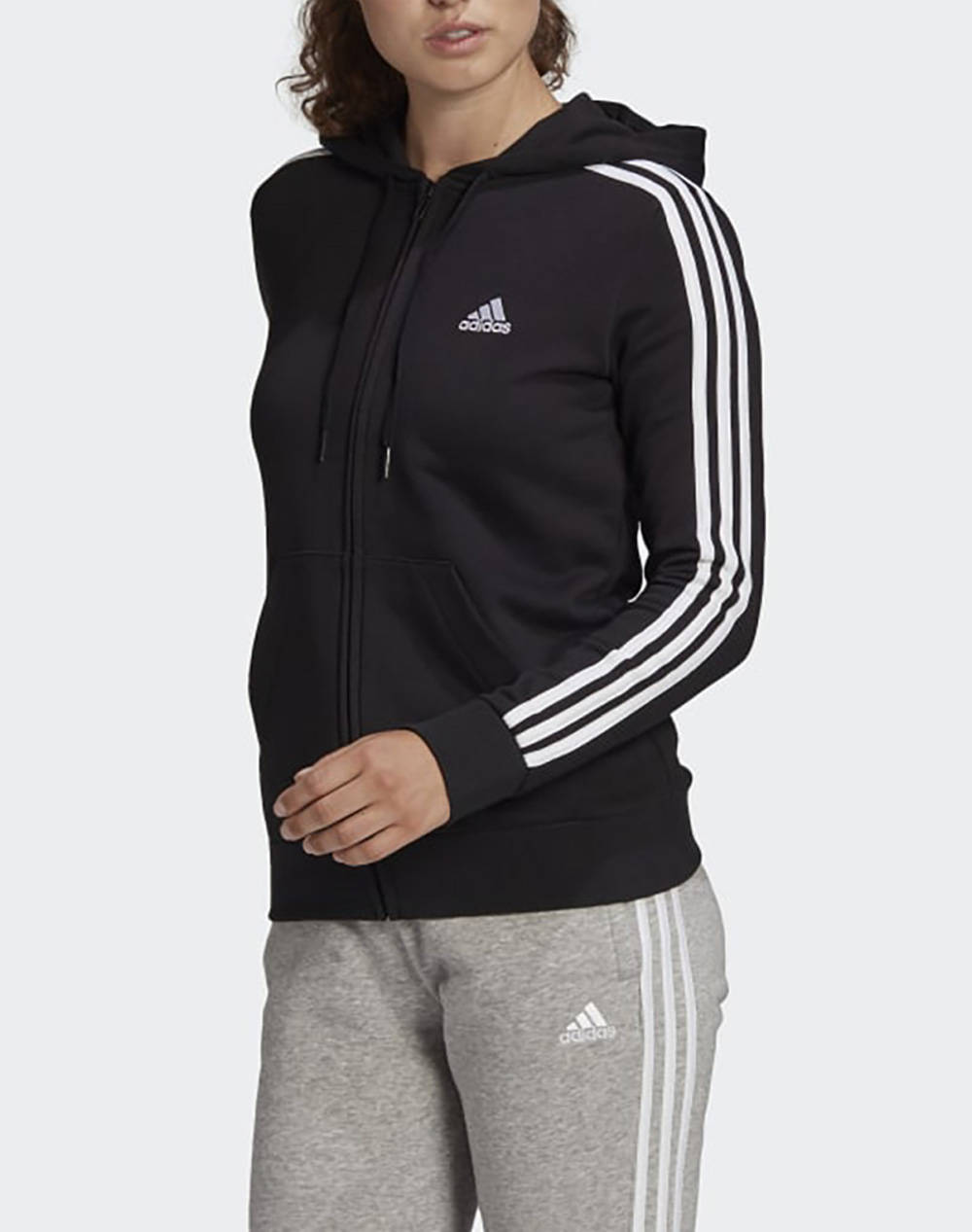 ADIDAS BLUZA ROZPINANA W 3S FT FZ HD