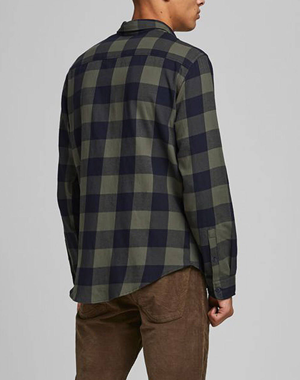 JACK&JONES JJEGINGHAM TWILL SHIRT L/S NOOS