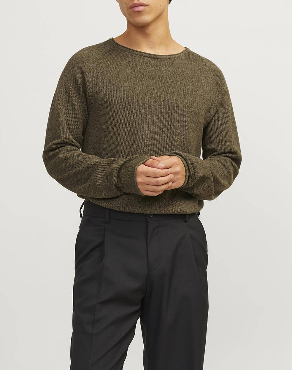 JACK&JONES JJEHILL KNIT CREW NECK NOOS