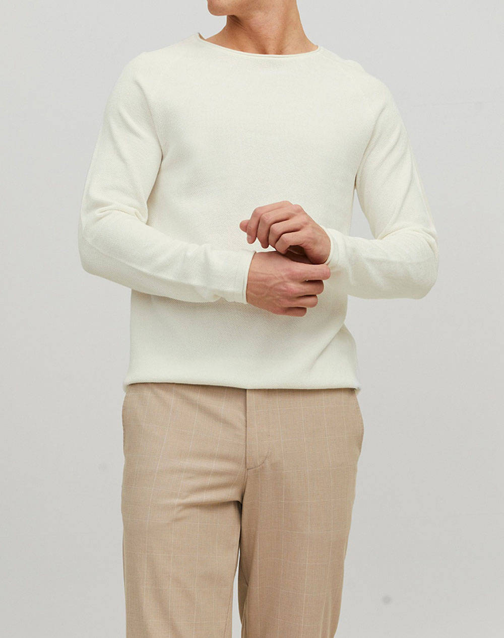 JACK&JONES JJEHILL KNIT CREW NECK NOOS