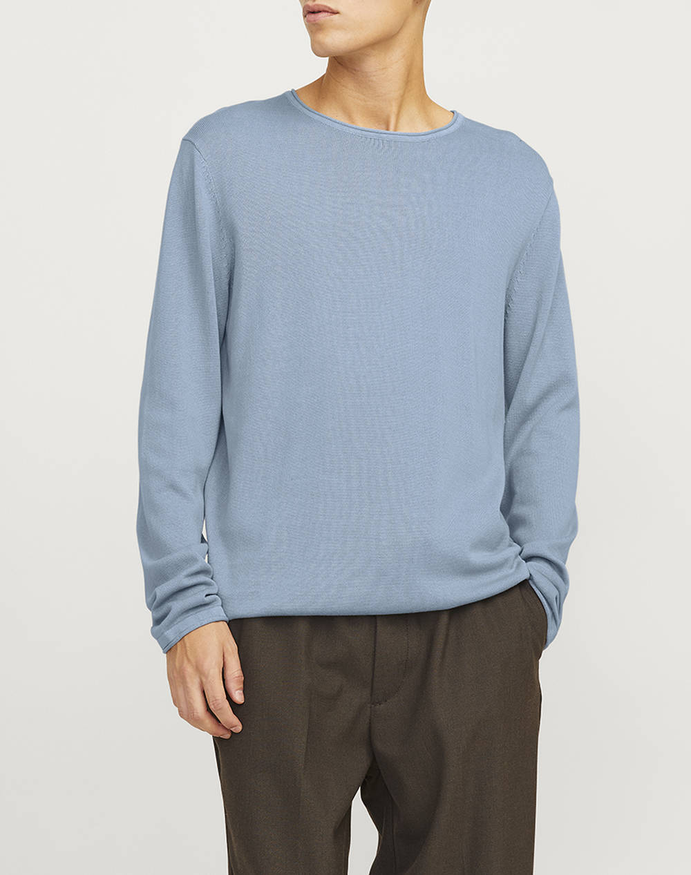 JACK&JONES JJELEO KNIT CREW NECK NOOS