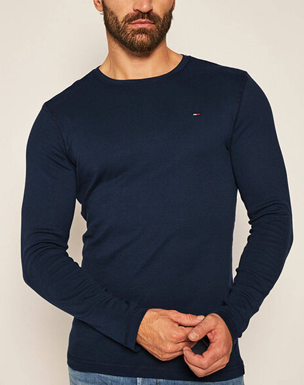 TOMMY HILFIGER TJM ORIGINAL RIB LONGSLEEVE TEE