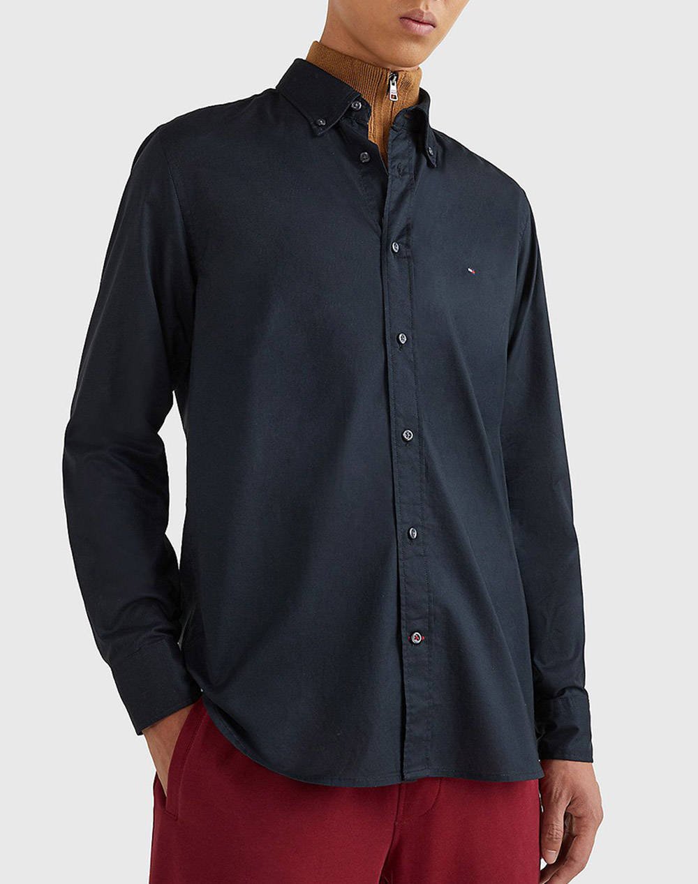 TOMMY HILFIGER CORE FLEX POPLIN RF SHIRT