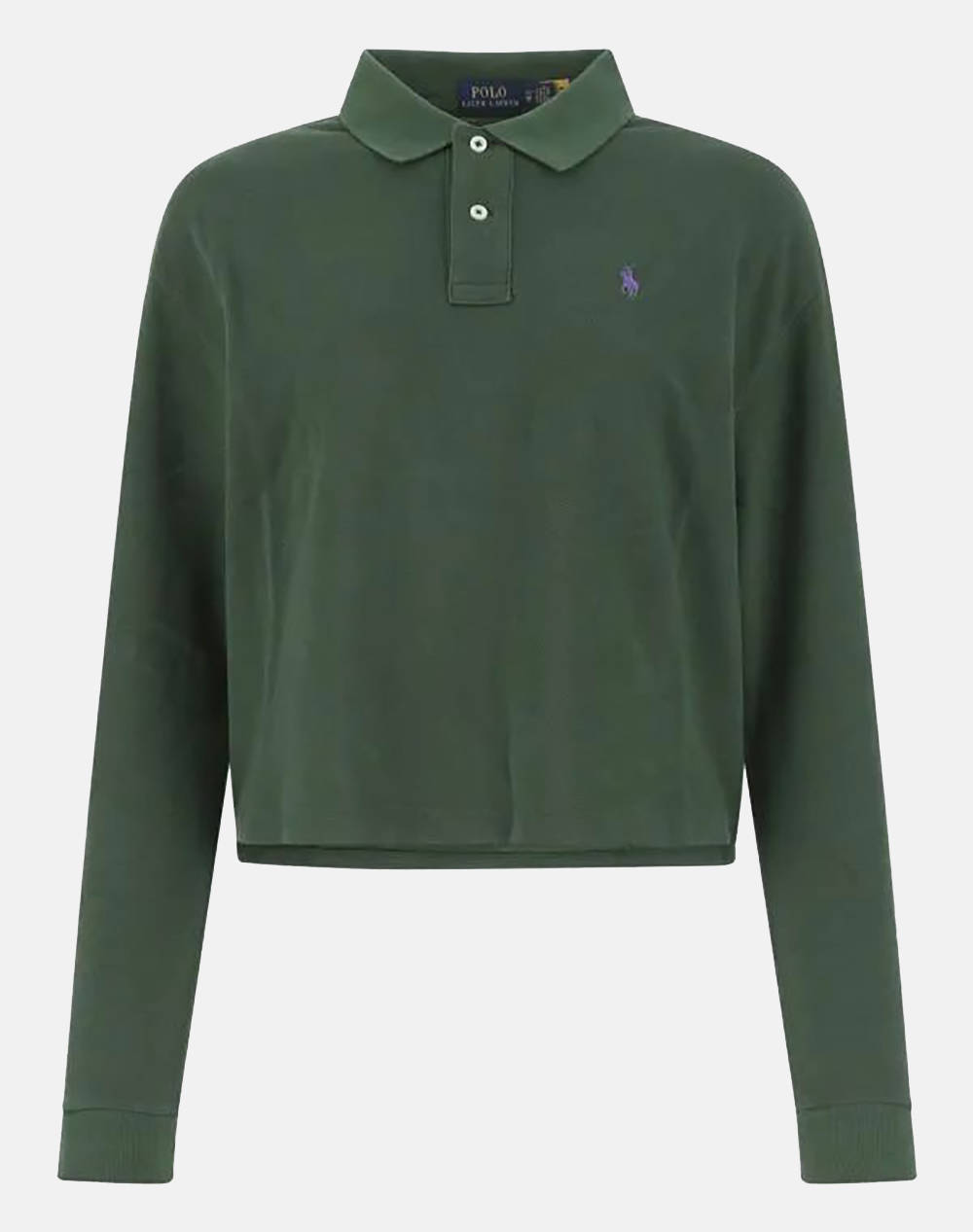 RALPH LAUREN LS CRP MSH-LONG SLEEVE-POLO SHIRT