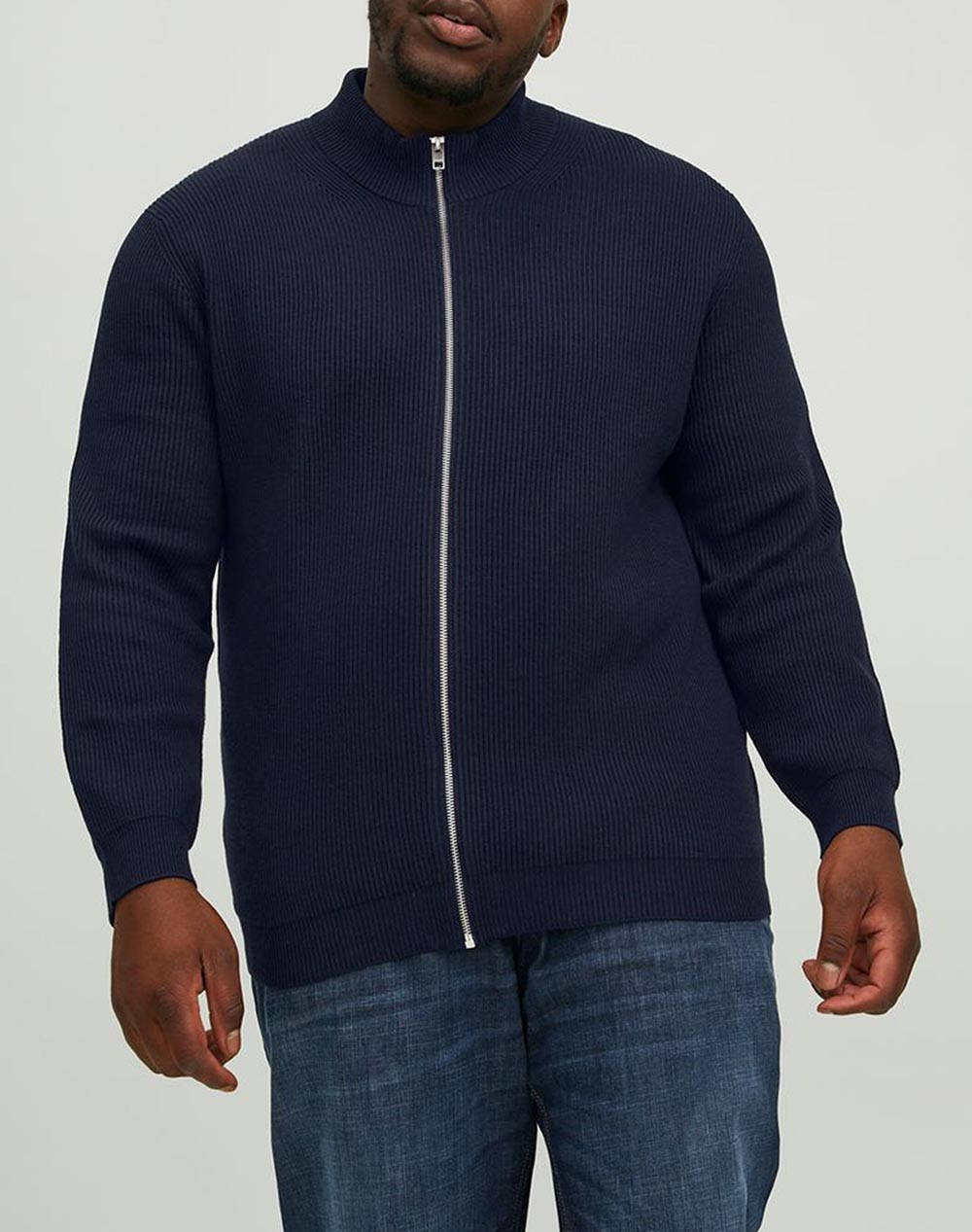 JACK&JONES JPRPERFECT KNIT ZIP CARDIGAN PLS