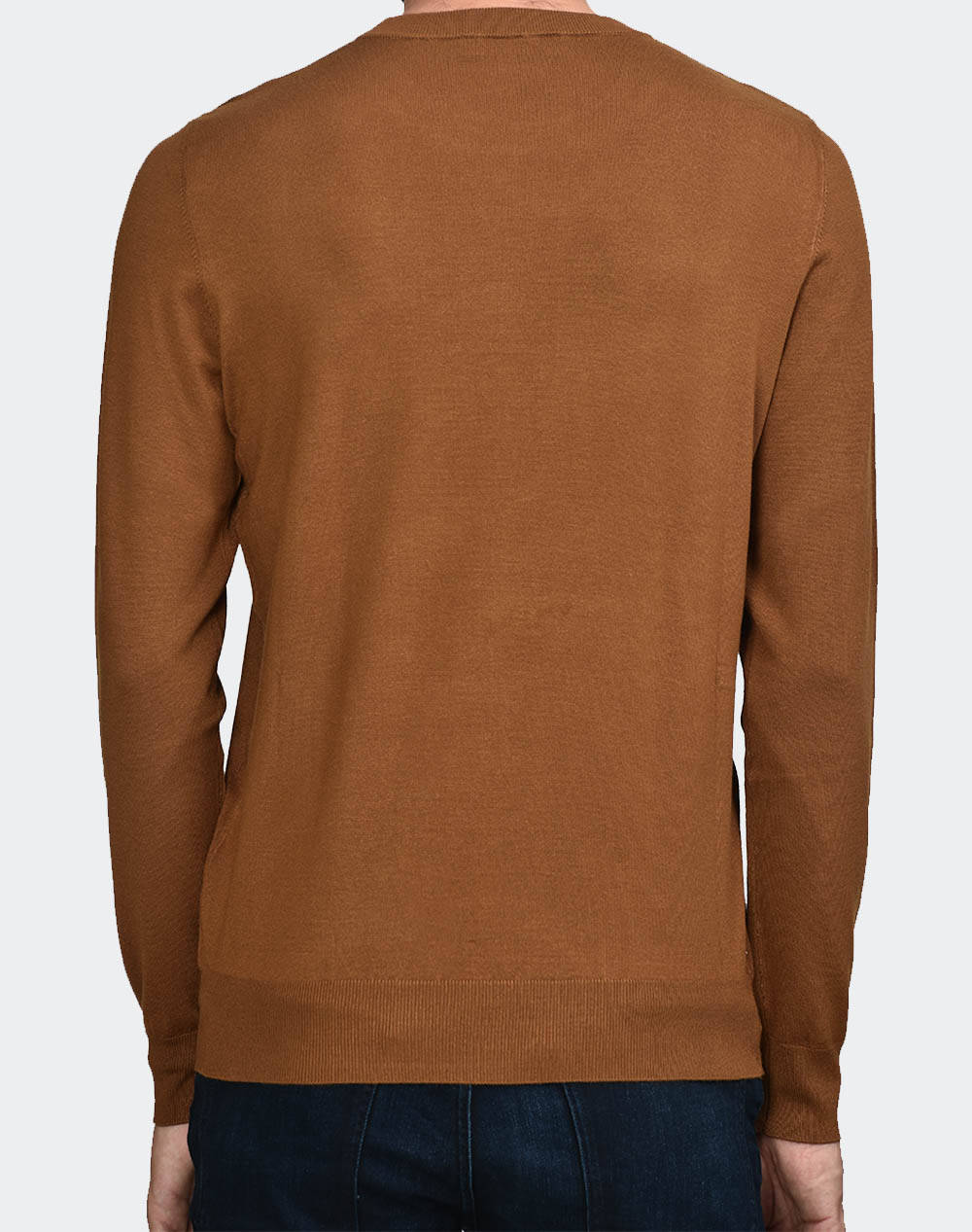 TRUSSARDI SWEATER ROUNDNECK VISCOSE NYLON BLEND BLUZKA