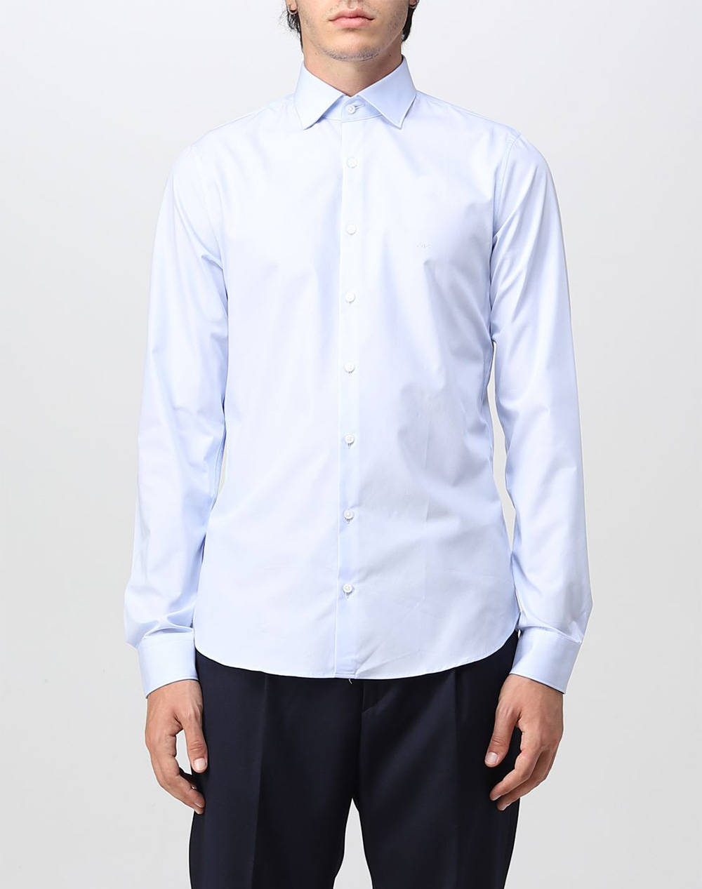 MICHAEL KORS POPLIN STRETCH SLIM SHIRT