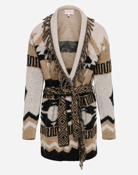 ONLY KOGMARA L/S PATTERN CARDIGAN KNT