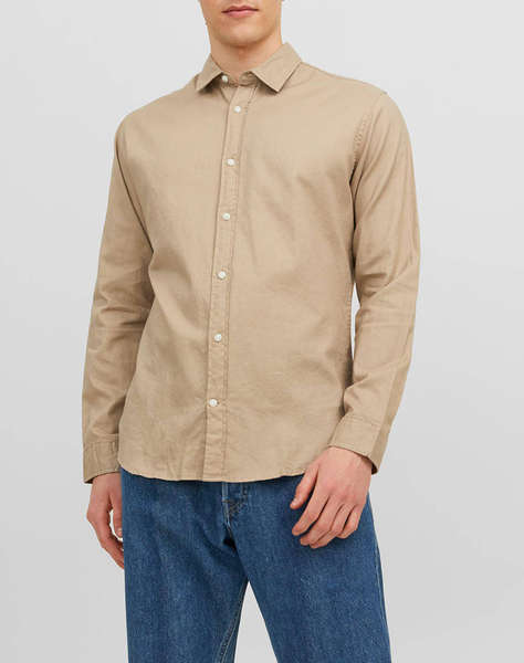 JACK&JONES JJEGINGHAM TWILL SHIRT L/S NOOS