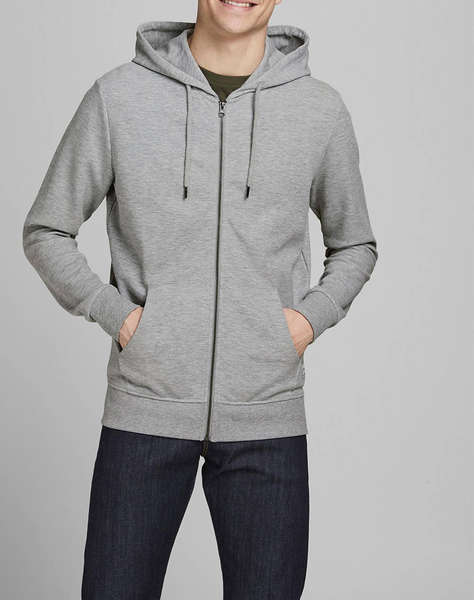 JACK&JONES JJEBASIC SWEAT ZIP HOOD NOOS