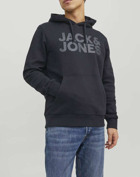 JACK&JONES BLUZA JJECORP LOGO SWEAT HOOD NOOS