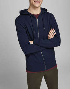 JACK&JONES JJEBASIC SWEAT ZIP HOOD NOOS