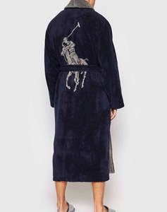 POLO RALPH LAUREN L/S SHAWL-SLEEP-ROBE