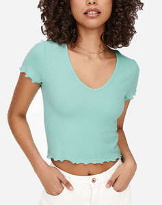 ONLY ONLKIKA S/S V-NECK TOP JRS