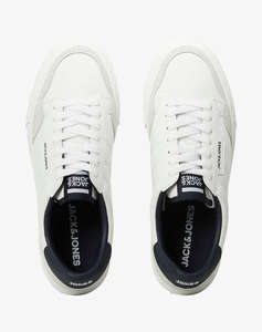 JACK&JONES JFWMORDEN COMBO WHITE/NAVY NOOS (wysokość podeszwy: 2.5 cm.)