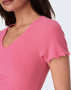 ONLY ONLKIKA S/S V-NECK TOP JRS