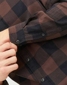 JACK&JONES JJEGINGHAM TWILL SHIRT L/S NOOS