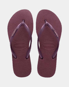 HAVAIANAS SLIM LOGO METALLIC Japonki